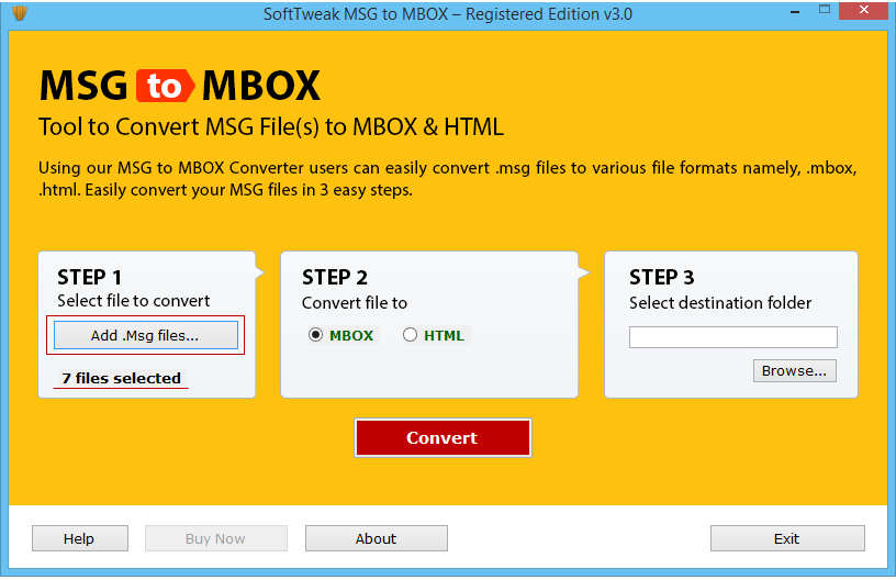 Convert Outlook Email to MBOX 3.0.2